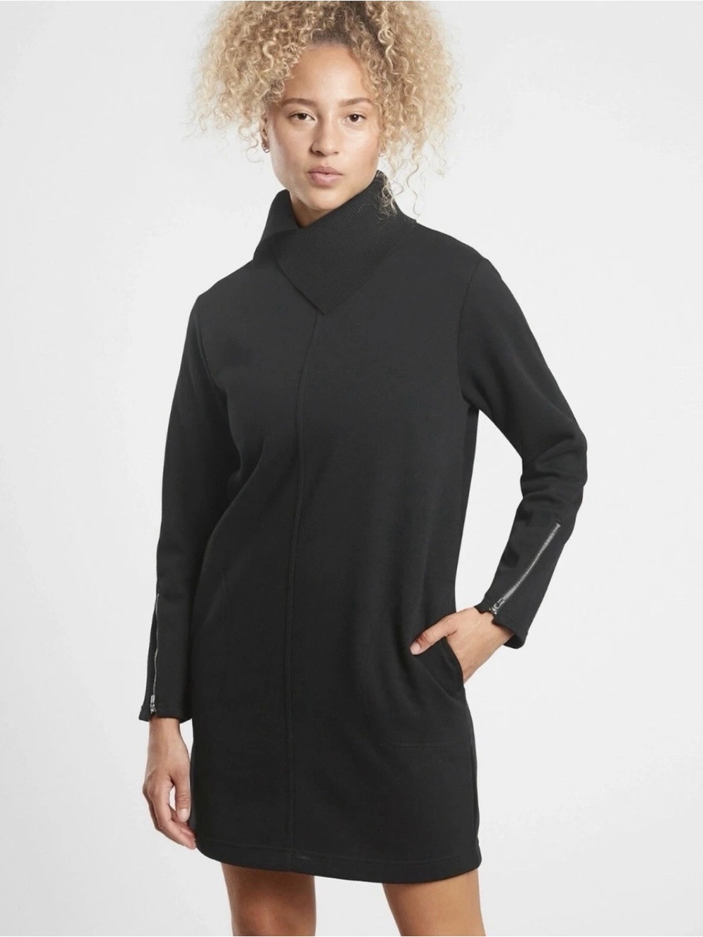 Athleta Cozy Karma Vela Sweatshirt Dress